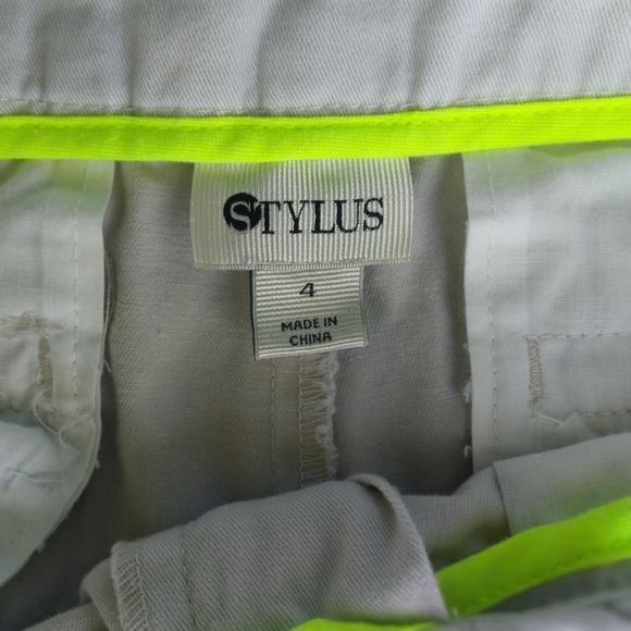 Stylus Khaki Shorts - Picture 2 of 5